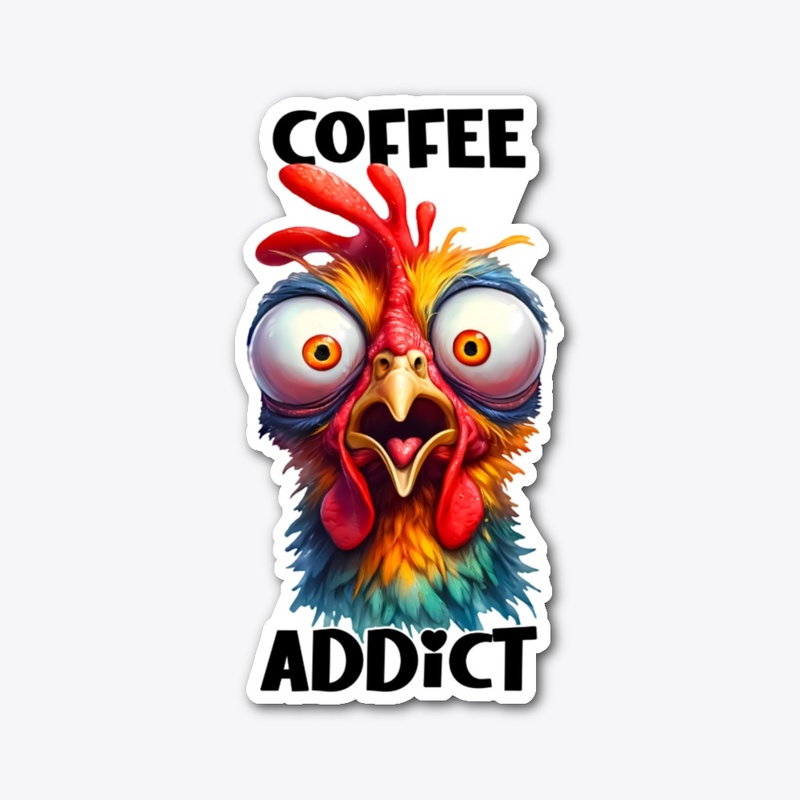 Coffee Addict Rooster – Morning Mood