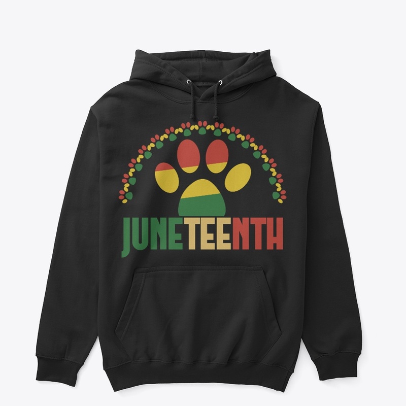 Paw Juneteenth Tshirt Design