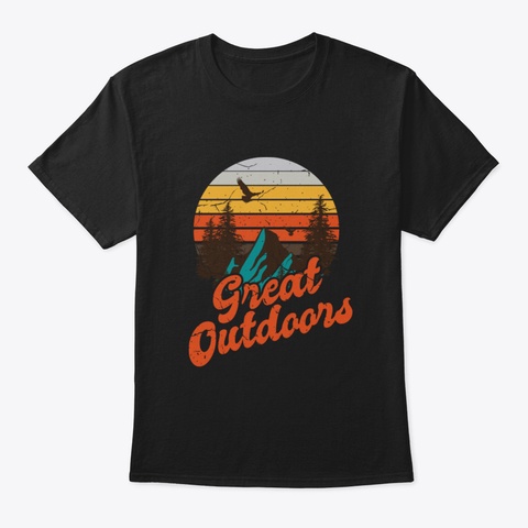 Free Nature Forest Gifts For Outdoor Lov Black T-Shirt Front
