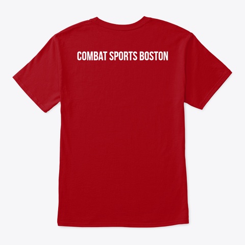Combat Sports Boston By Thf Deep Red Camiseta Back