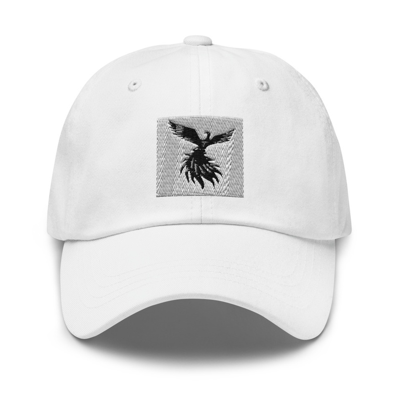 Cap with a phoenix design