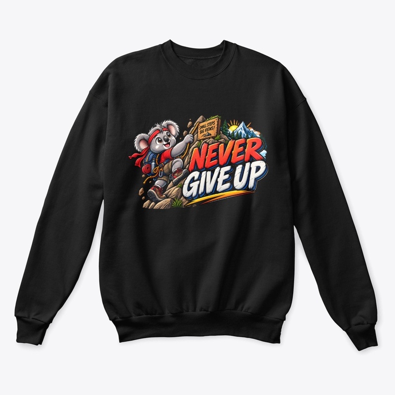 Never Give Up – Funny Koala Climber 