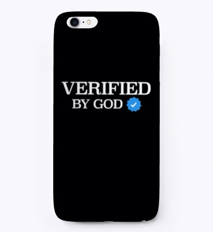 VERIFIED BY GOD (white Logo)
