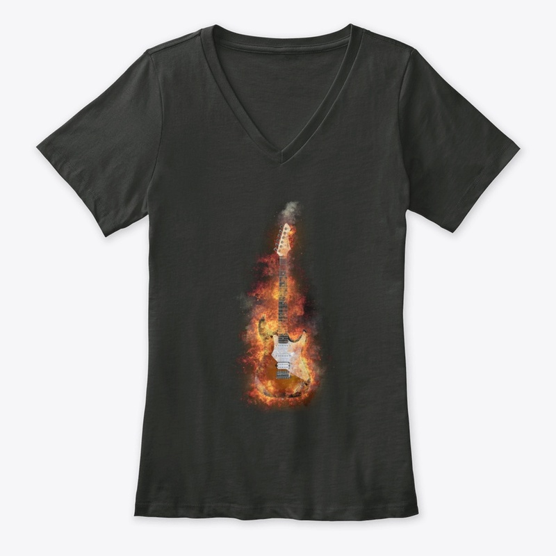 Flaming guitar 2 