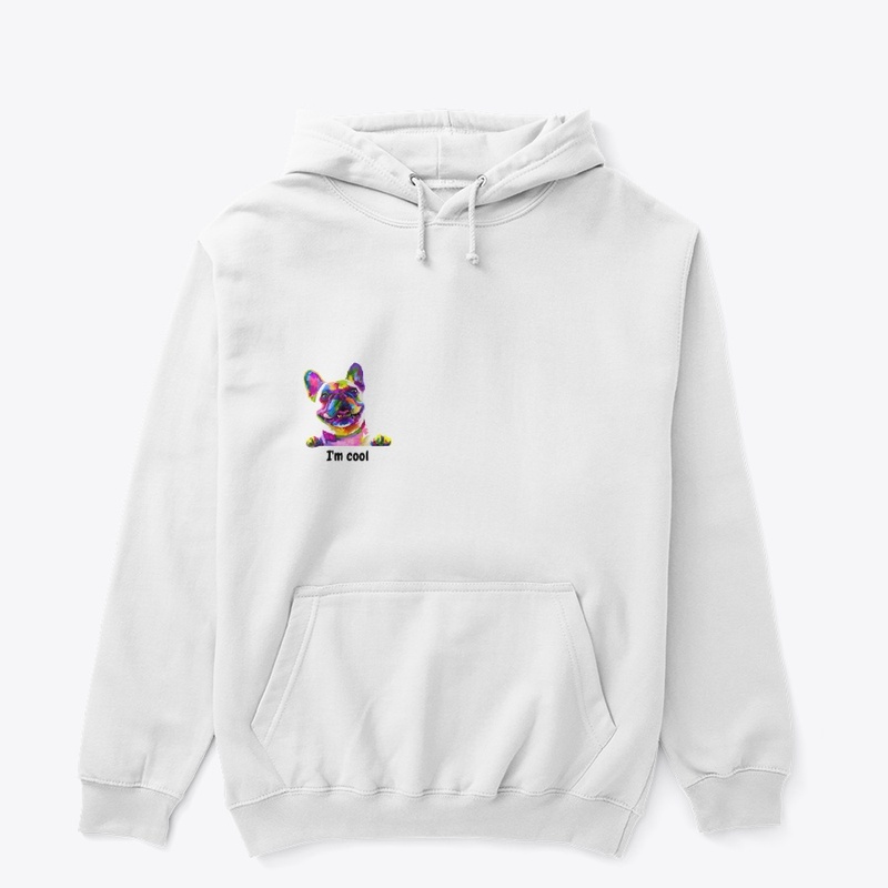 Cool ColorfulDog GraphicT-Shirt & Hoodie