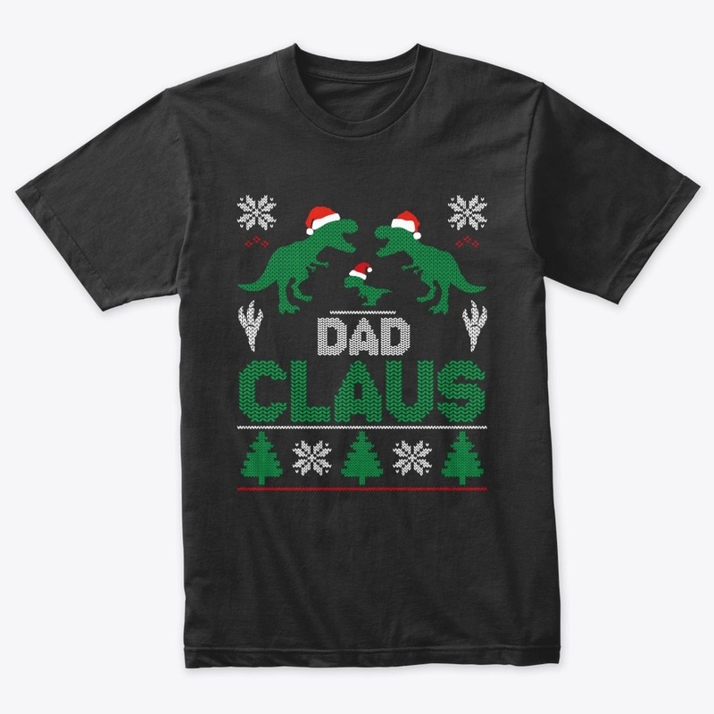 Mens Funny Papa Claus Christmas T-Shirt 
