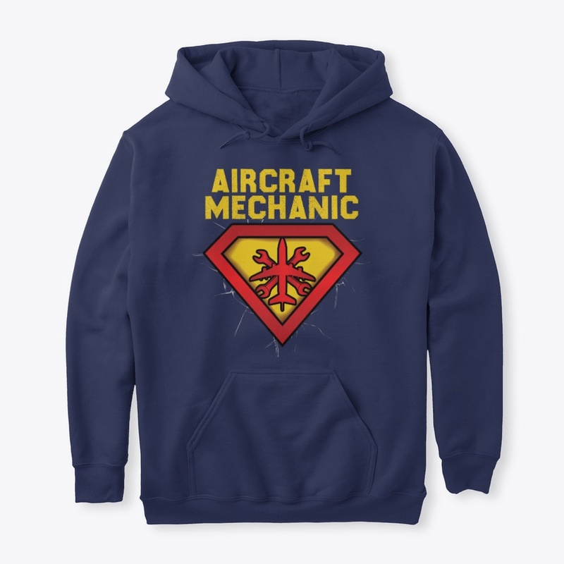 Superhero Aircraft Mechanic Shirt