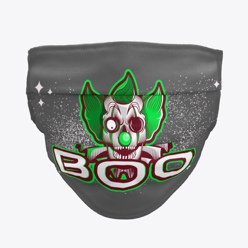 Halloween Face Mask (Clown#2E)