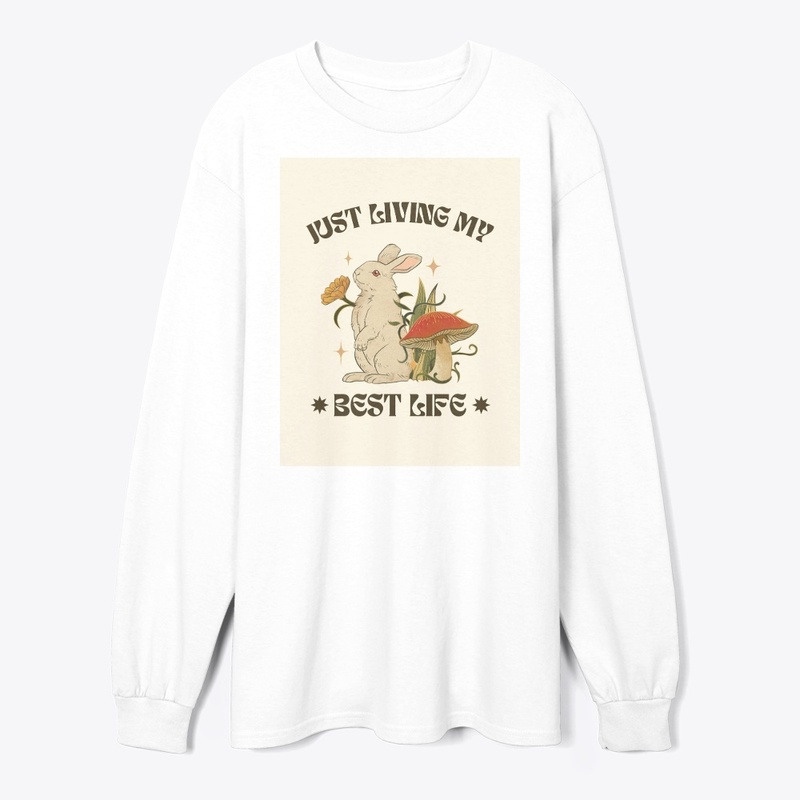 Just living my best life t-shirt design 