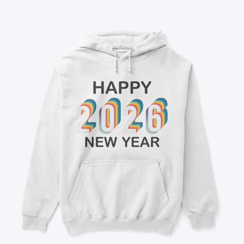 Happy 2026 new year design