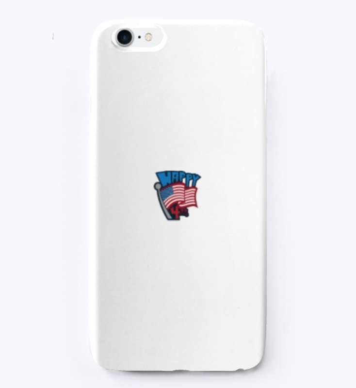 Happy 4th with flag