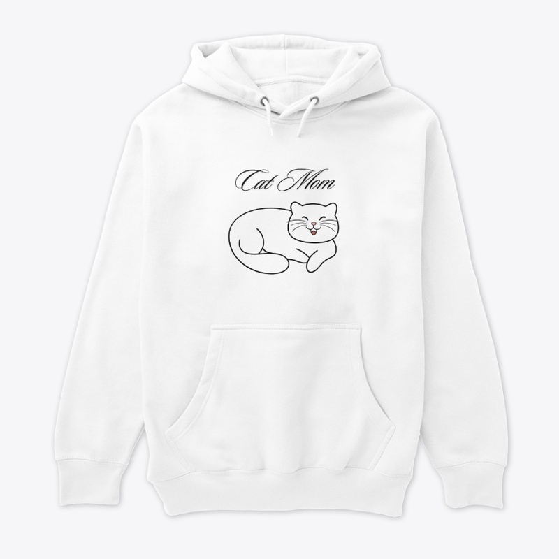 Cat Mom – Simple Happy Kitty Design-FC1
