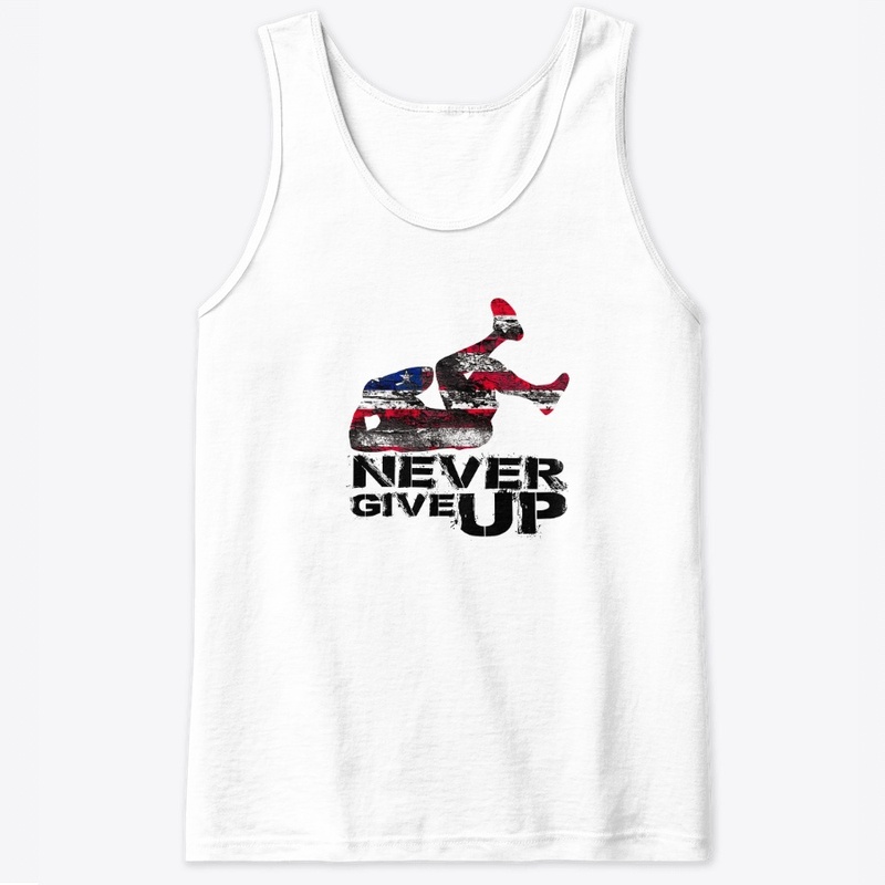 Never Give Up GYM tee