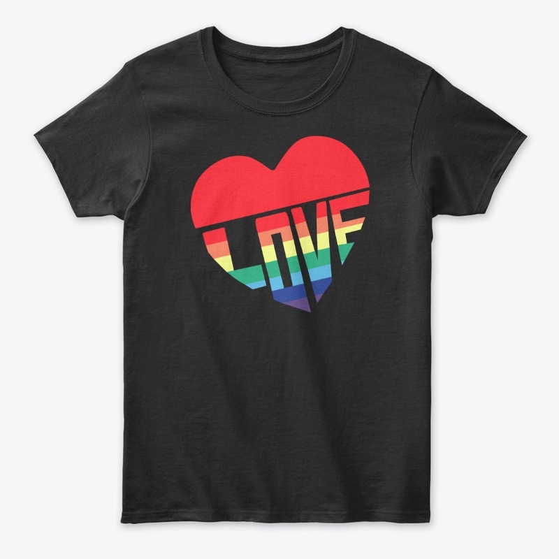 LGBTQ Pride Love Rainbow Heart 2020