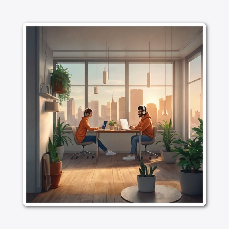  Stylish Home Office Vibes Artwork