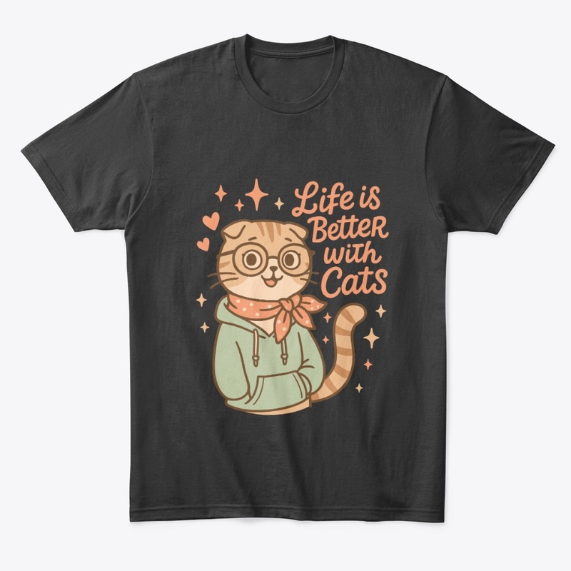 Life Is Better With Cats Scarf – Cozy 