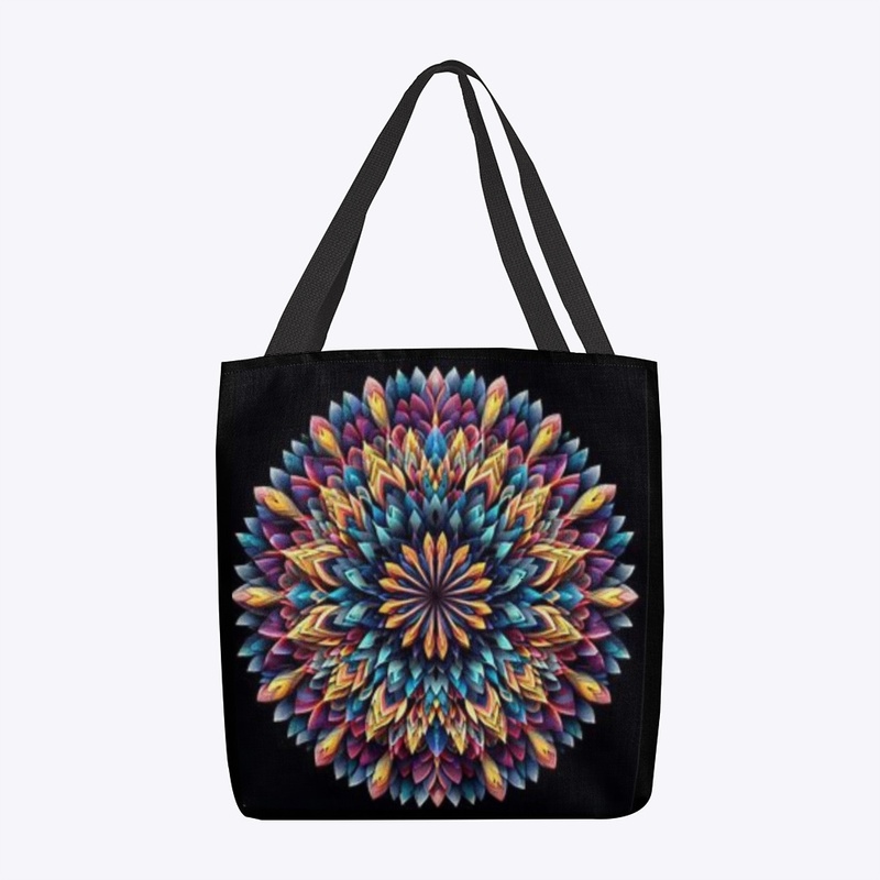 Vibrant Color Wheel Tote Bag