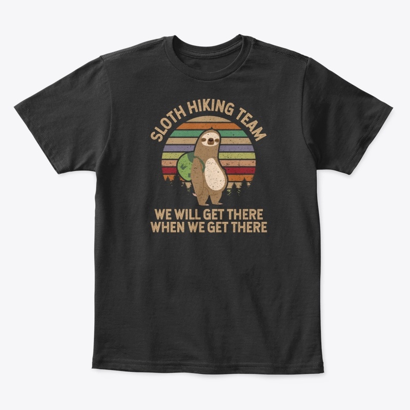 Sloth Hiking Team print