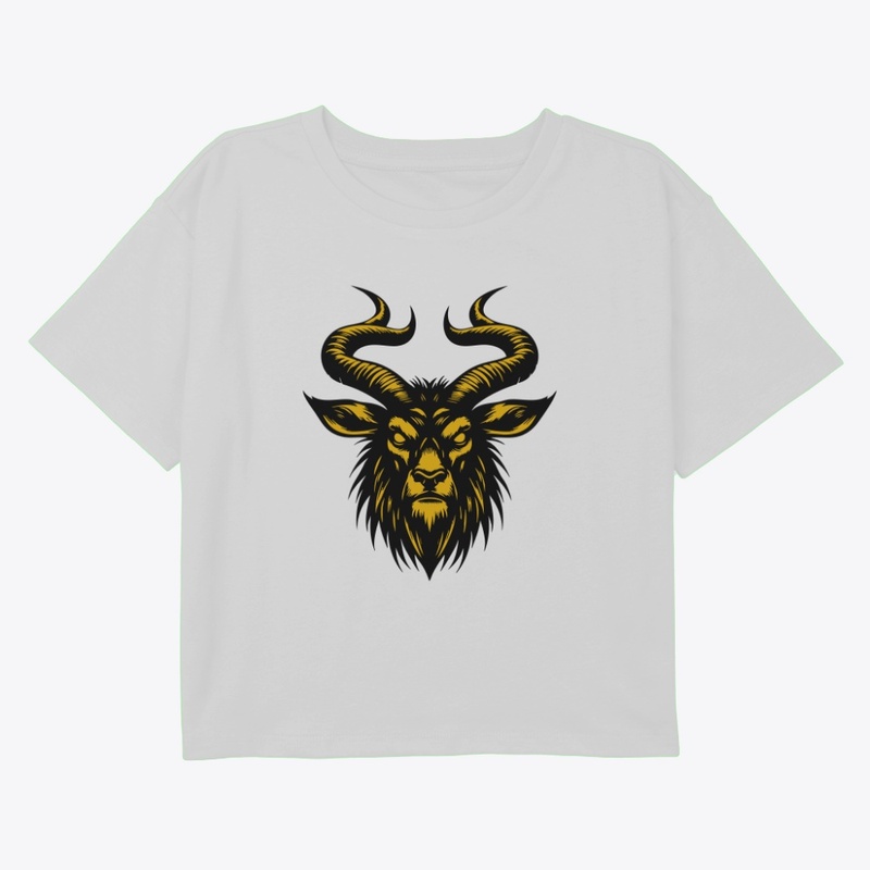 Angry Antelope Head Wild and Fierce