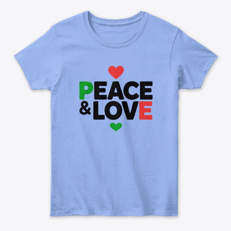 Peace & Love t-shirt design