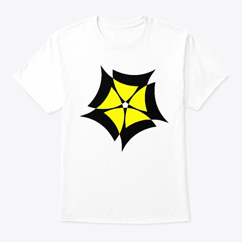 Abstract Yellow Star Flower T-Shirt