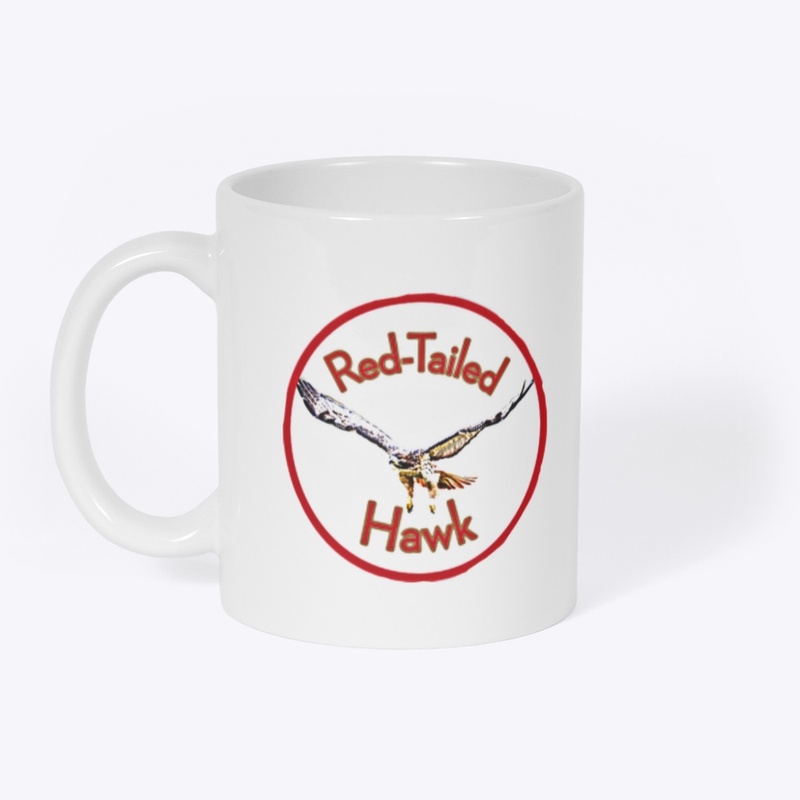 Red-tailed Hawk coffee cup
