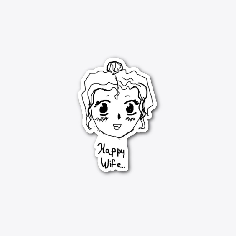 Happy Wife Sticker