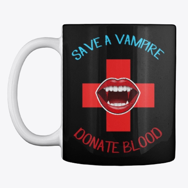 Gift shirt save a vampire donate blood