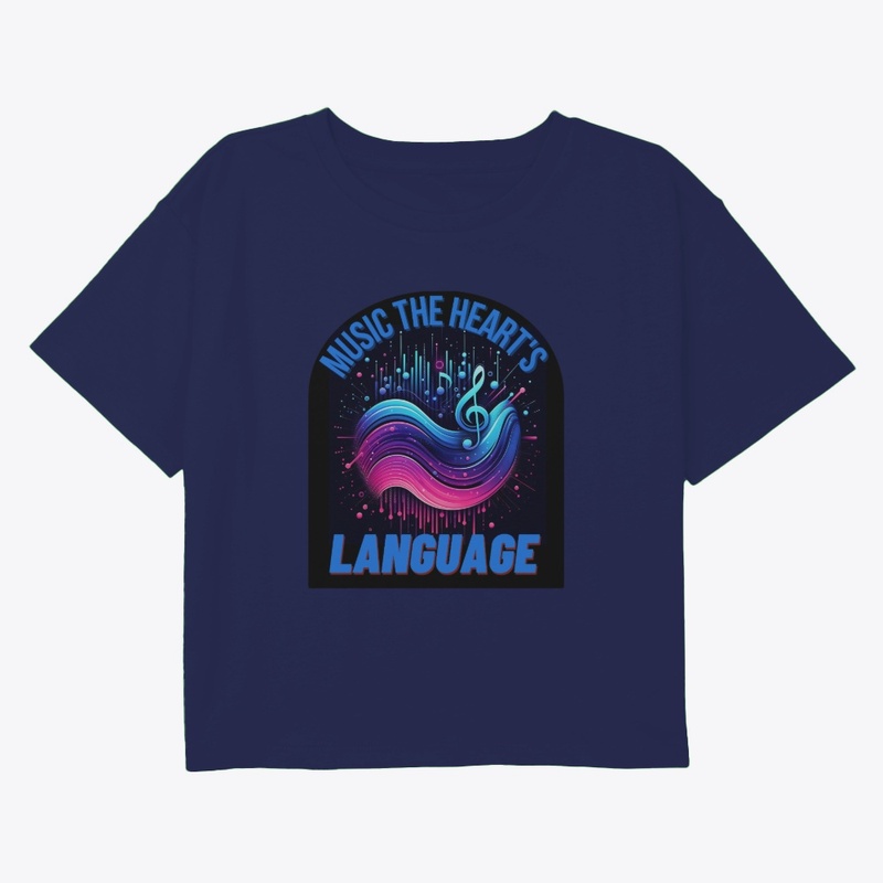 Vibrant Abstract Music Tee
