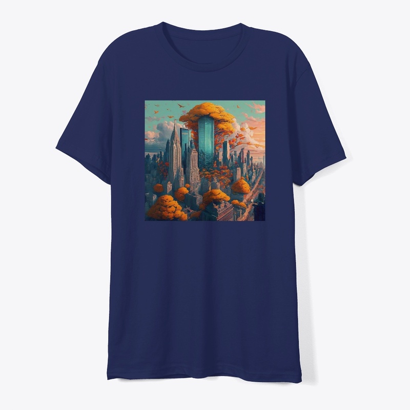 comic skyscraper scenery 
