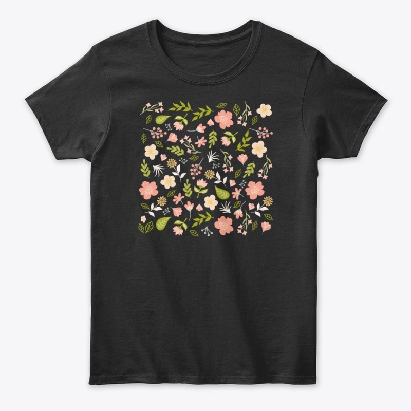 Spring grass and flowers