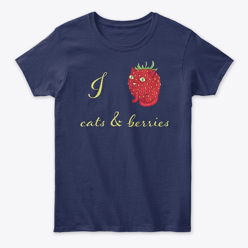 I Strawberry cat Cats and Berries