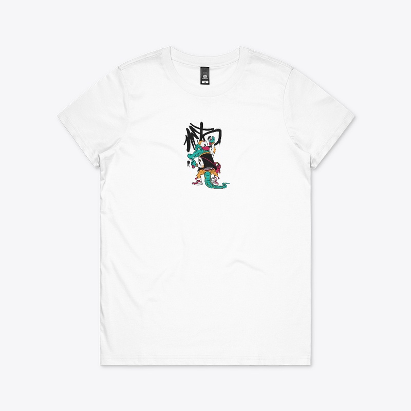 Graffiti crocodile