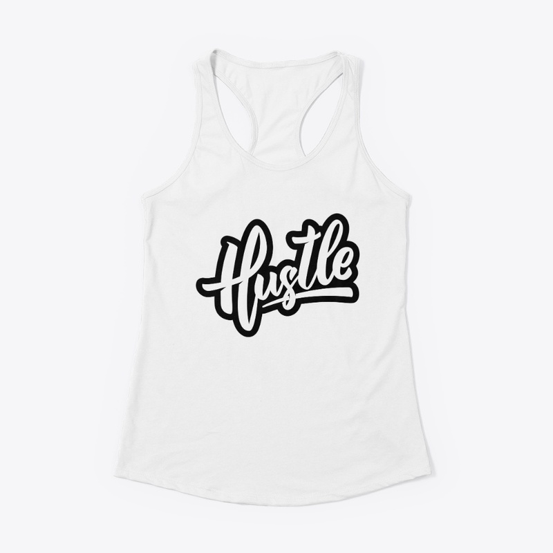 Hustle typography design 