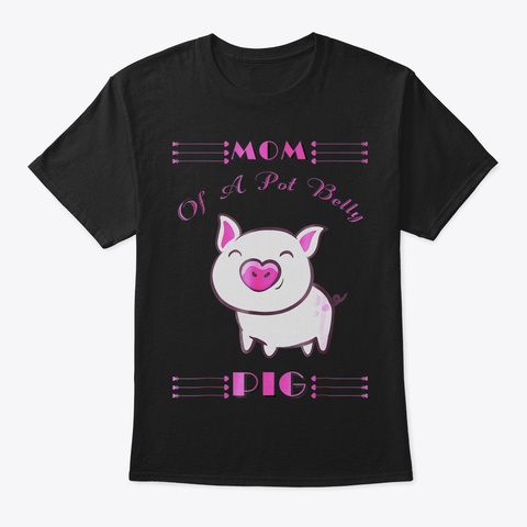 Birthday Gift Idea For Her Present Pot B Black T-Shirt Front