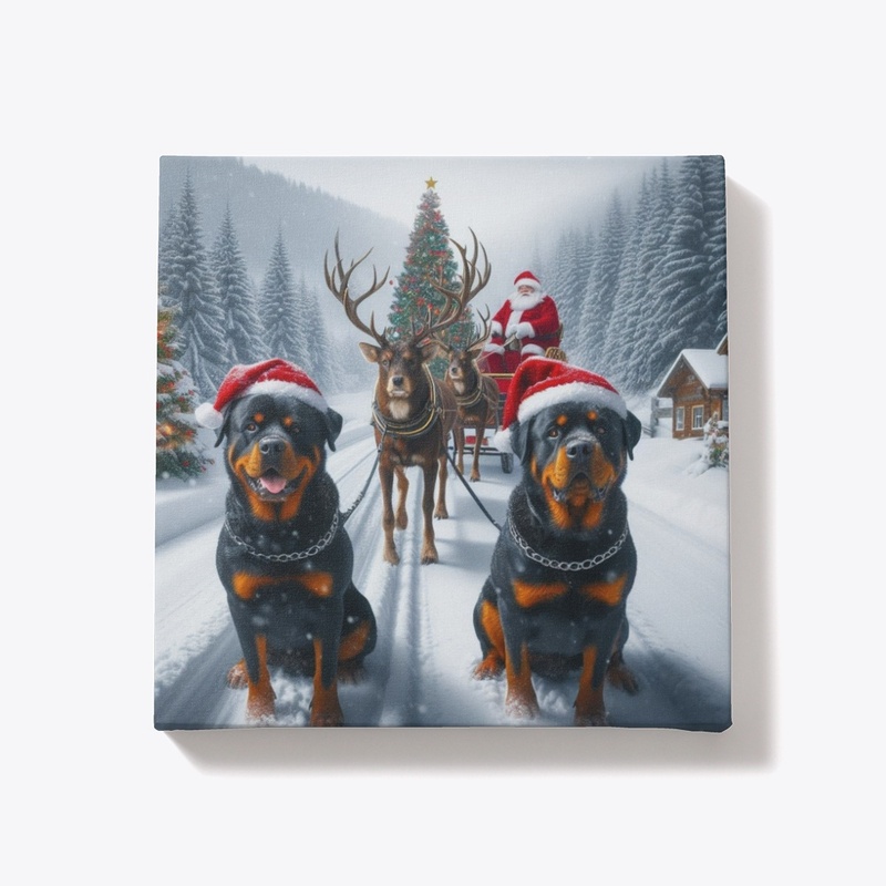 Rottweilers & Santa