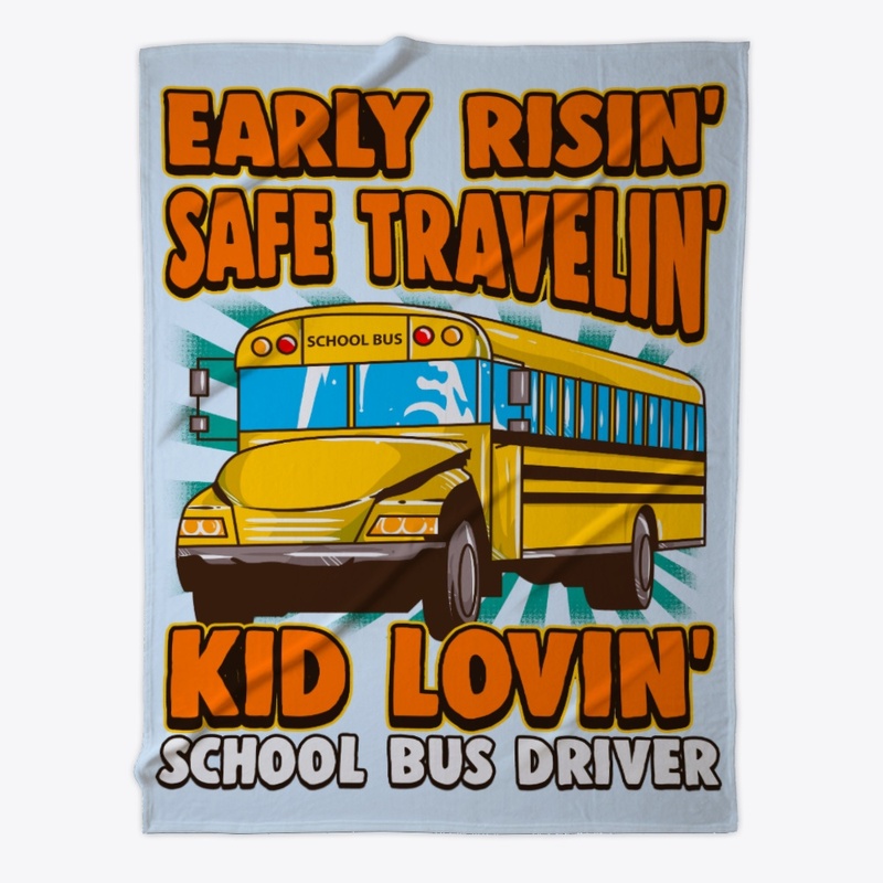 Kid Loving School Bus Driver