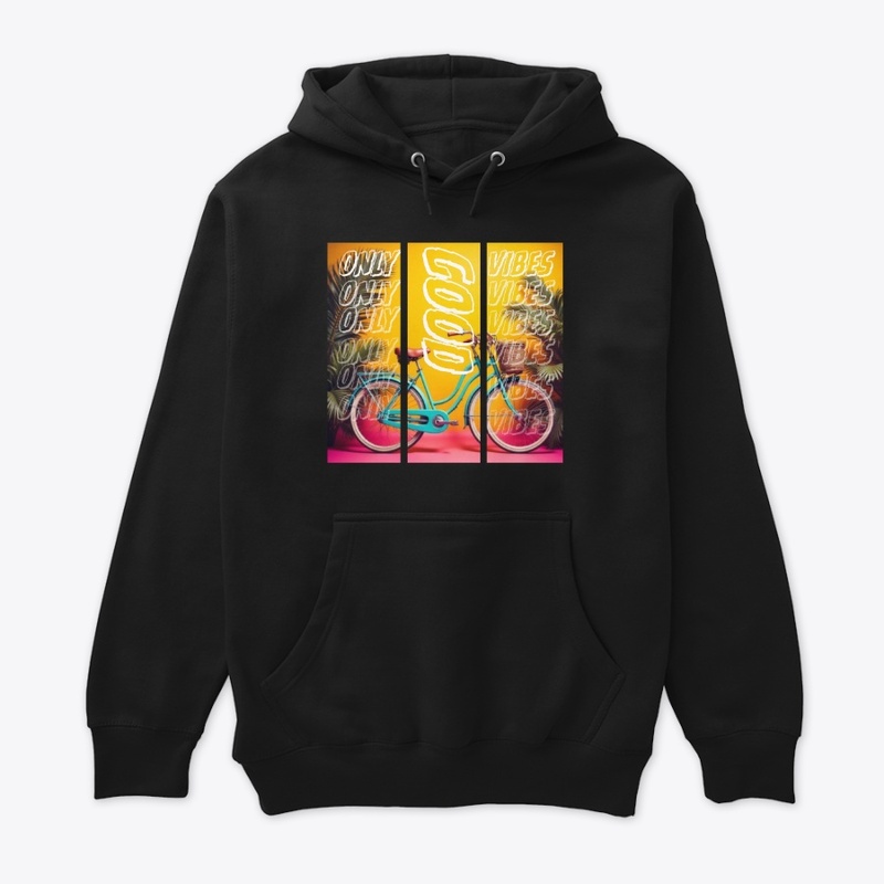 Good Vibes Only Bicycle Art