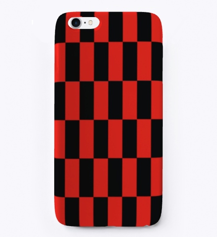 Red and Black Squares pattern