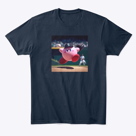 Kirb New Navy T-Shirt Front