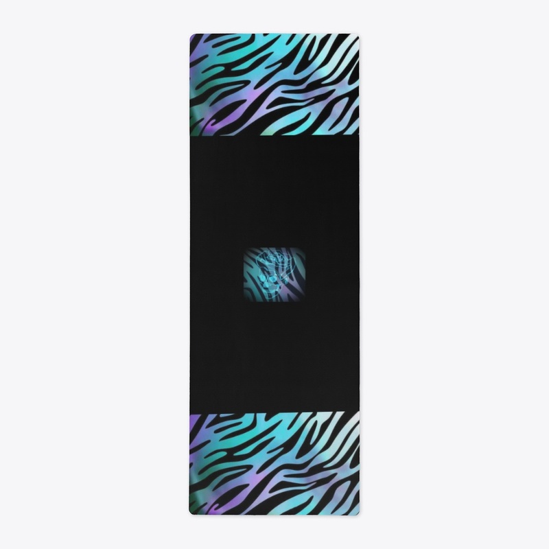 Zebra Print  with Skull