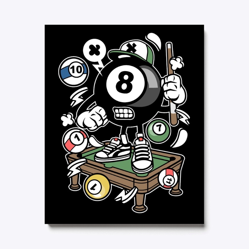 Eight Ball Canvas Print
