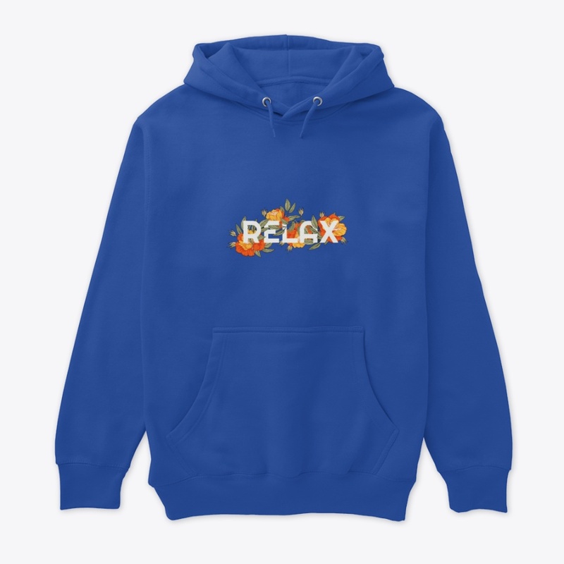 Relax Floral Graphic Long Sleeve Tee