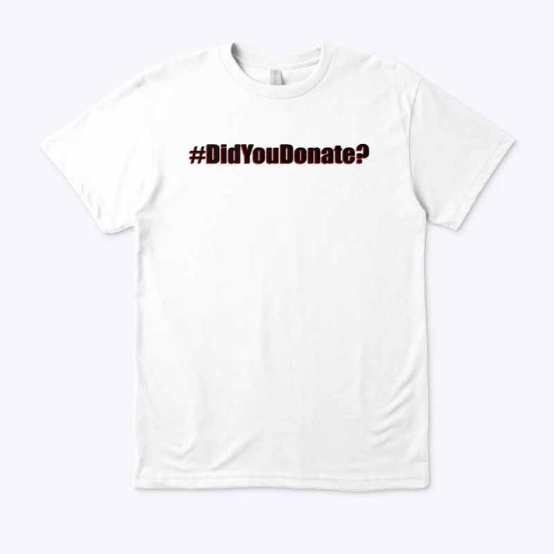Did You Donate Black Logo