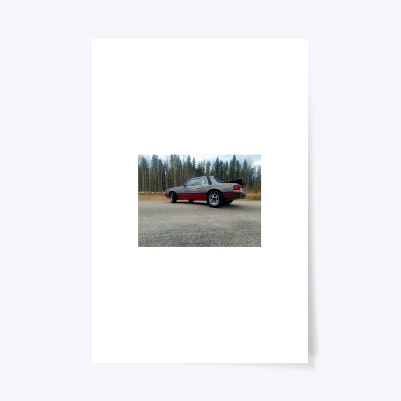 Side profile of Stitch the 81 Mustang