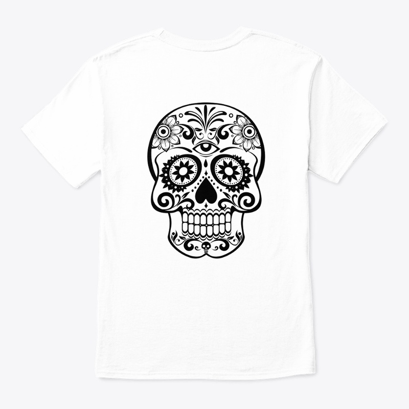 skull head t shirt