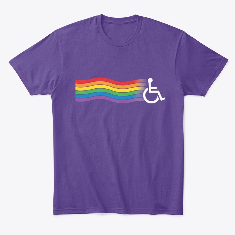 Rainbow Pride Wheelchair 2