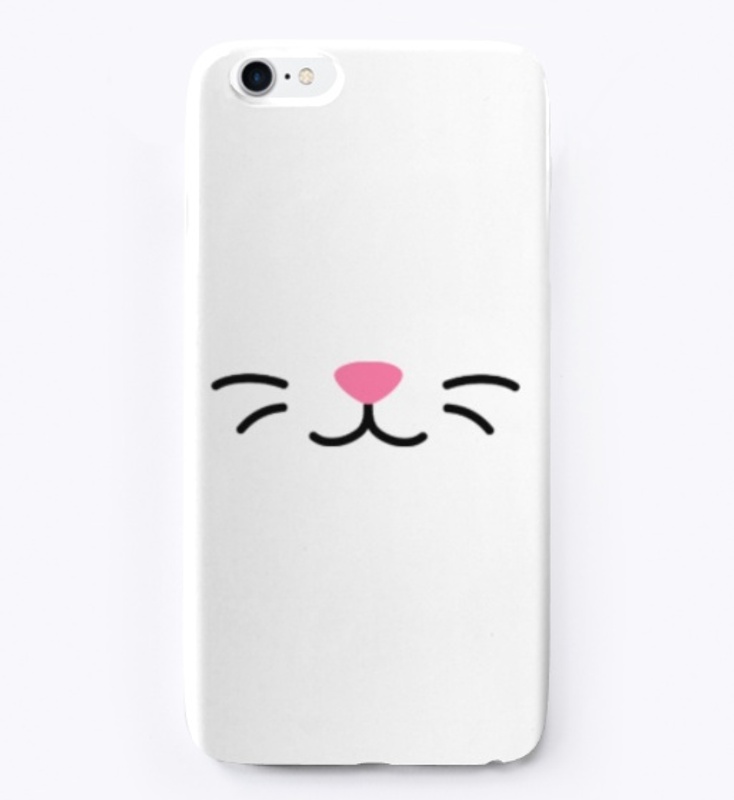 Cat lips face black
