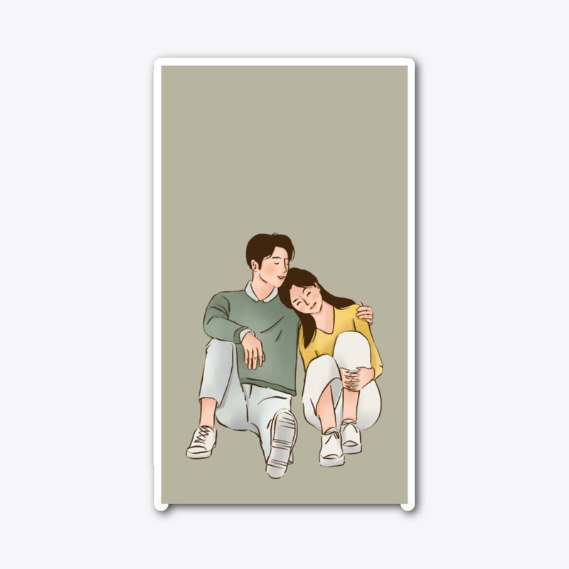 Love couple phone case