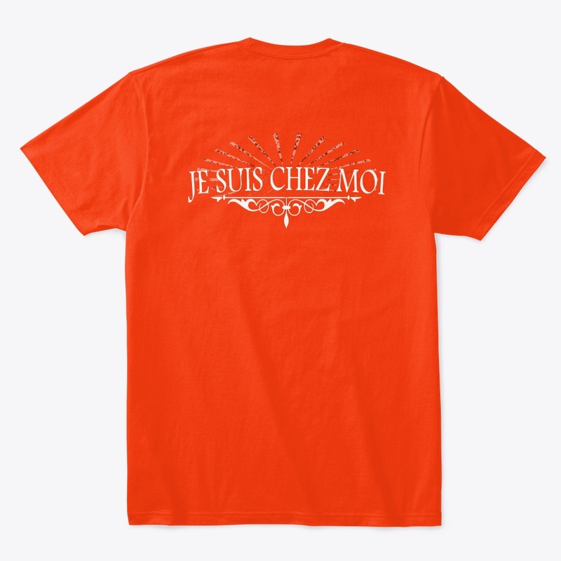 T-SHIRT JE SUIS CHEZ MOI
